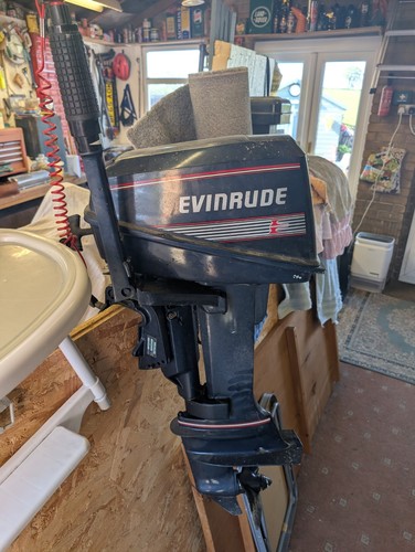 Evinrude 8hp short shaft - evinrude,