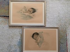 Vintage Baby Prints Pair