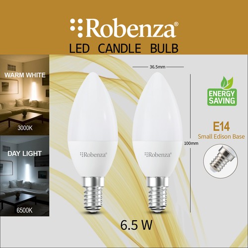 Led candle e14 bulb - e14, 6.5w=50w