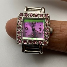 Stunning Pink Crystal Bezel