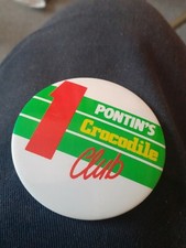 Pontins Crocodile Club Vintage badge 
