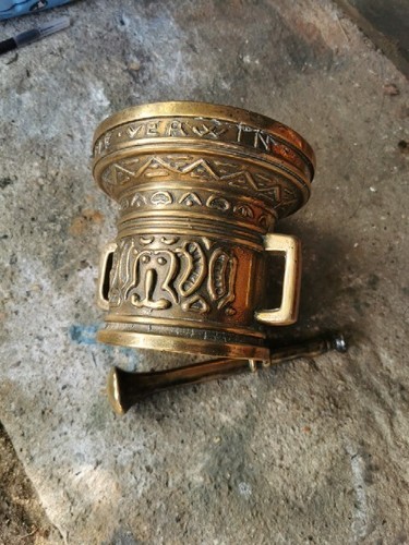 Antique bronze apothecary - bronze,