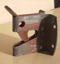 Vintage Old Antique Metal Olde Iron Garden Gate Lock Catch Closer 