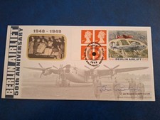 Benham 50th Anniversary Of Berlin Airlift. Signed By Air Marshall J. Curtiss.
