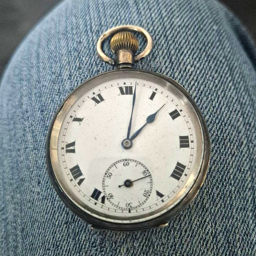 Swiss made silver - silver, hunter