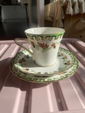 Sutherland Hand Painted China Tea Cup, Saucer And T Plate