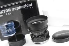 Voigtlander NOKTON aspherical 50mm  f /1.5 lens   M / VM  Leica bayonet mount