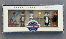 Looney Tunes All Stars set of 6 metal diecast figures Bugs Tweetie Daffy USED