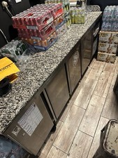 Pizza Prep Table 4 doors Stainless steel Pizza top 8xGN1/6 Depth 700mm |