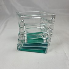 Rosenthal Studio Linie TURNUS Green Clear Glass Tealight Votive Candle Holder