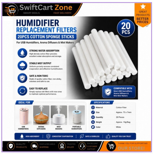 20pcs humidifier filter cotton - 20pcs,