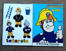 ALAN DART FIREMAN SAM TOY KNITTING PATTERN WITH BUCKET AND LADDER