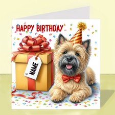 Personalised Cairn Terrier Dog