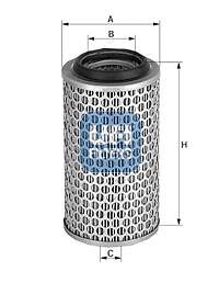 Ufi air filter fits daf - air,