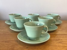 6xWOOD’S WARE BERYL GREEN -