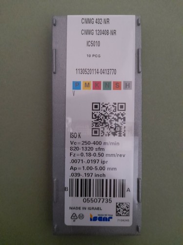 Cnmg 120408 nr ic5010 - 120408-nr,