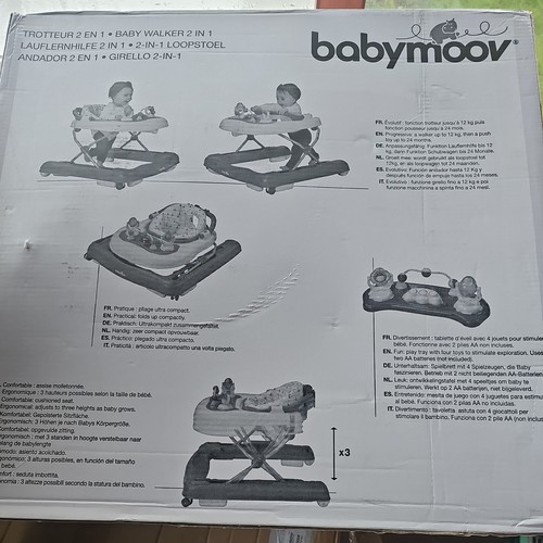 Babymoov baby walker - walker, 2-in-1