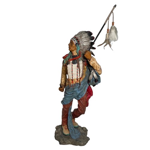 Native american warrior - native,
