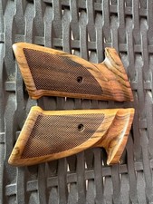 CROSMAN PUMPMASTER WALNUT WOOD GRIPS FIT MOD PC77 1322 1377 2240 2250 checkered