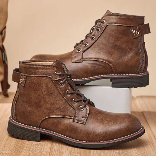 Men vintage leather ankle - men's,