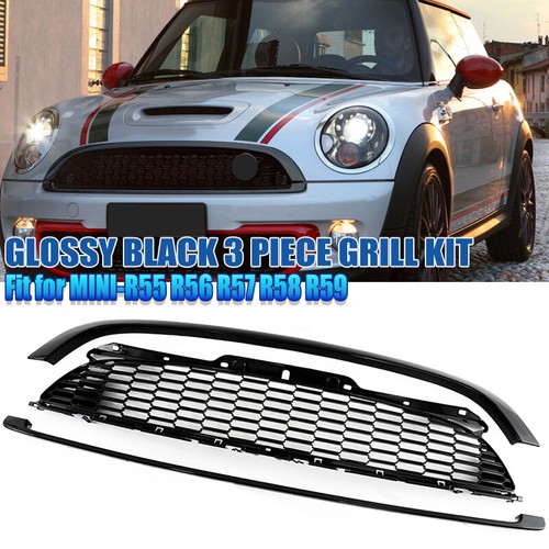 Front bumper grille grill - front, kit