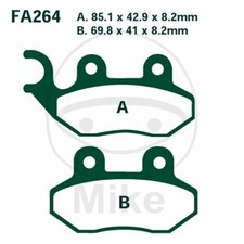 Pair Brake Pads EBC SP