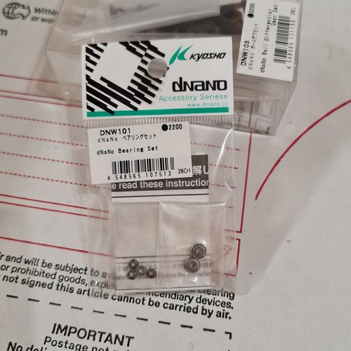 Kyosho dnano bearing set - bearing,