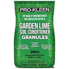 ProKleen Lime Soil Conditioner Garden Granules Prevent Club Root 20kg