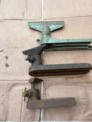 Vintage wood lathe - vintage, rests