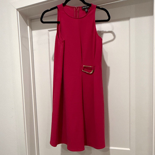 Halston pink solid - halston, dress