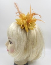 Flower Feather Hair Fascinator