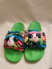 Brand New TY Beanie Babies Tiger Cat Sliders Slippers Sandals Shoes Size Uk 5.5