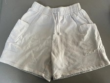 Zara Girls Shorts Size 10 years Cream Patch pockets