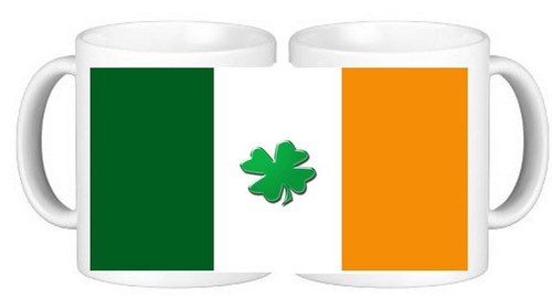 Ireland shamrock irish - shamrock, ceramic