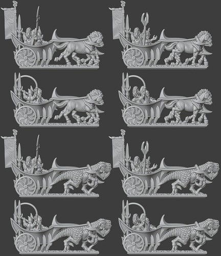 Dark elves collection 10mm - collection,