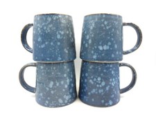 Set of 4 Reactive Glaze Creme