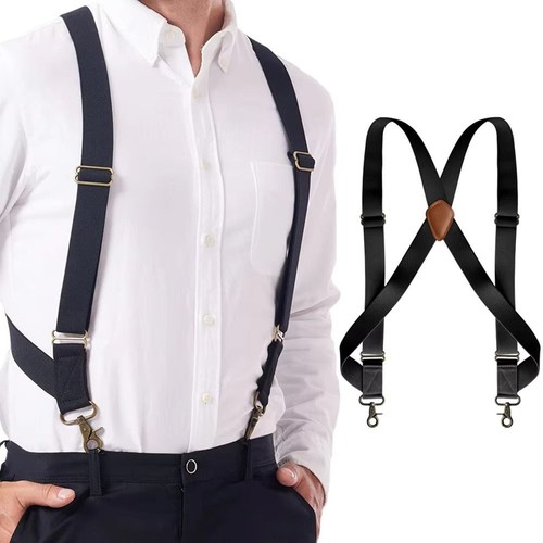 Heavy duty elastic suspenders - duty,
