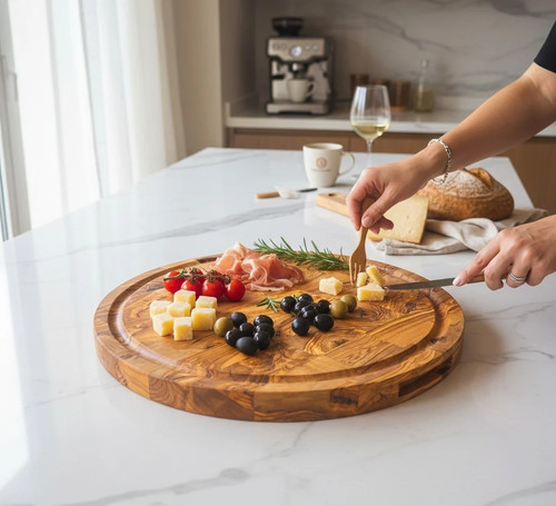 Wood cutting board - board, handmade