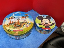 Disney Empty Biscuit Tins