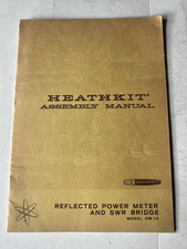 HealthKit Assembly Manual Reflected Power Meter & SWR Bridge HM-15