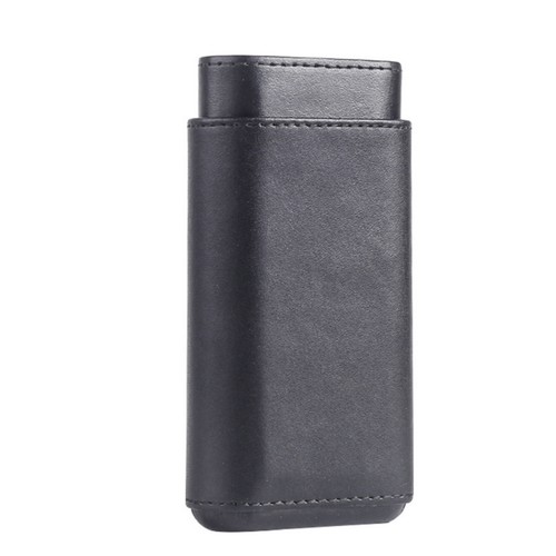 Leather cigar case travel - leather,