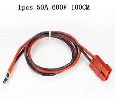 For Battery Charging 50Amp Connector Connector Cable Weatherproof 100cm