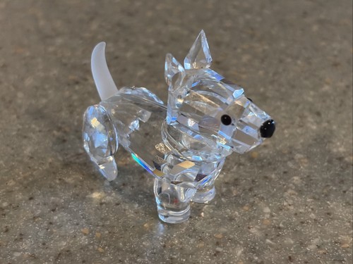 Swarovski crystal terrier dog - crystal,