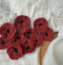 5x Remembrance Poppy Brooch
