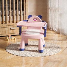 Baby Feeding Seat Toddler Dining Chair  Booster Seat W/ Detachable Tray Portable