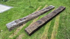 Two Original 2.6m Long Railway Sleepers