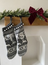 Matalan Grey & White Knitted