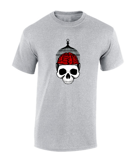 Brain cage skull mens - brain,