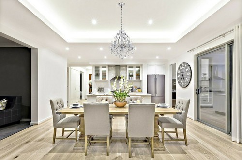 Crystal chandelier chic chrome - crystal,