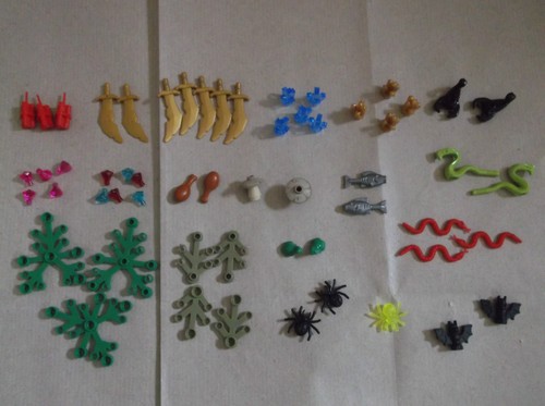 Lego animals food plants - lego,